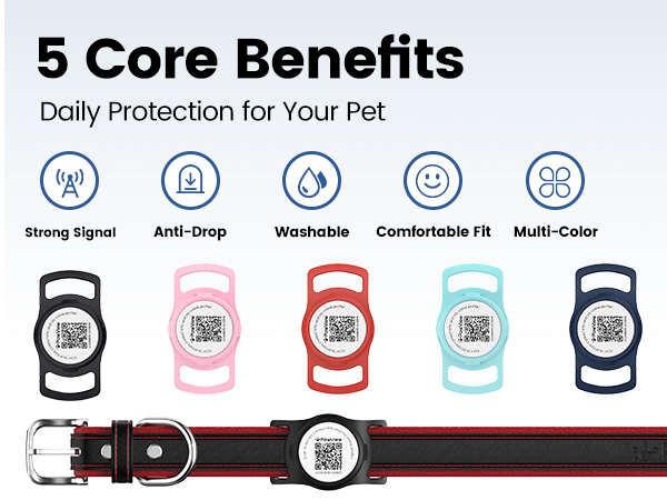 airtag holder for dog collar