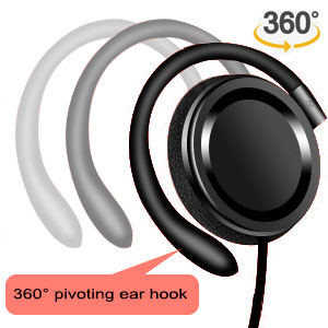 180° pivoting ear hook