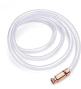 HORUSDY Gas Siphon 6FT Multi-Purpose Super Easy Siphon Pump,1/2" Valve Virgin Grade Tubing Safe