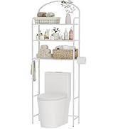 Cerlyunzan 3-Tier Over The Toilet Storage, Bathroom Organizer, Space-Saving, Above Toilet Storage...