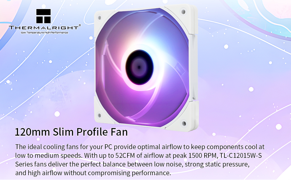  C12015W-S CPU rgb fan