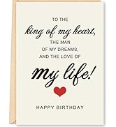 FANCYLUCKY Funny Birthday Card Gifts for Men Him, Happy Birthday Card for Husband Boyfriend, Mens...