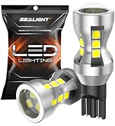 SEALIGHT 921 LED Bulb Reverse Light with 3030-SMD LED Chips, 912 906 904 W16W T15 921 LED Bulb wi...
