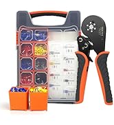 2200PCS Ferrule Crimping Tool Kit, Amliber 30-5AWG Self-Adjustable Wire Ferrule Crimper with Wire...