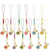 DICOSMETIC Phone Wrist Strap Cat Flower Fish Phone Charm Aesthetic Cellphone Charms Kawaii Cell P...