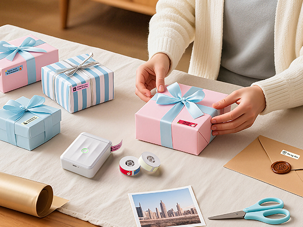 NIIMBOT D110 Upgraded Version Mini Label Maker Machine with Tape