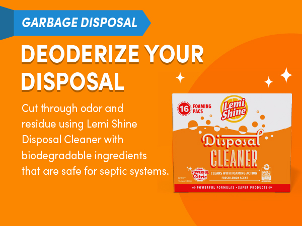lemi shine garbage disposal Cleaner