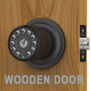 wood door iu30 black