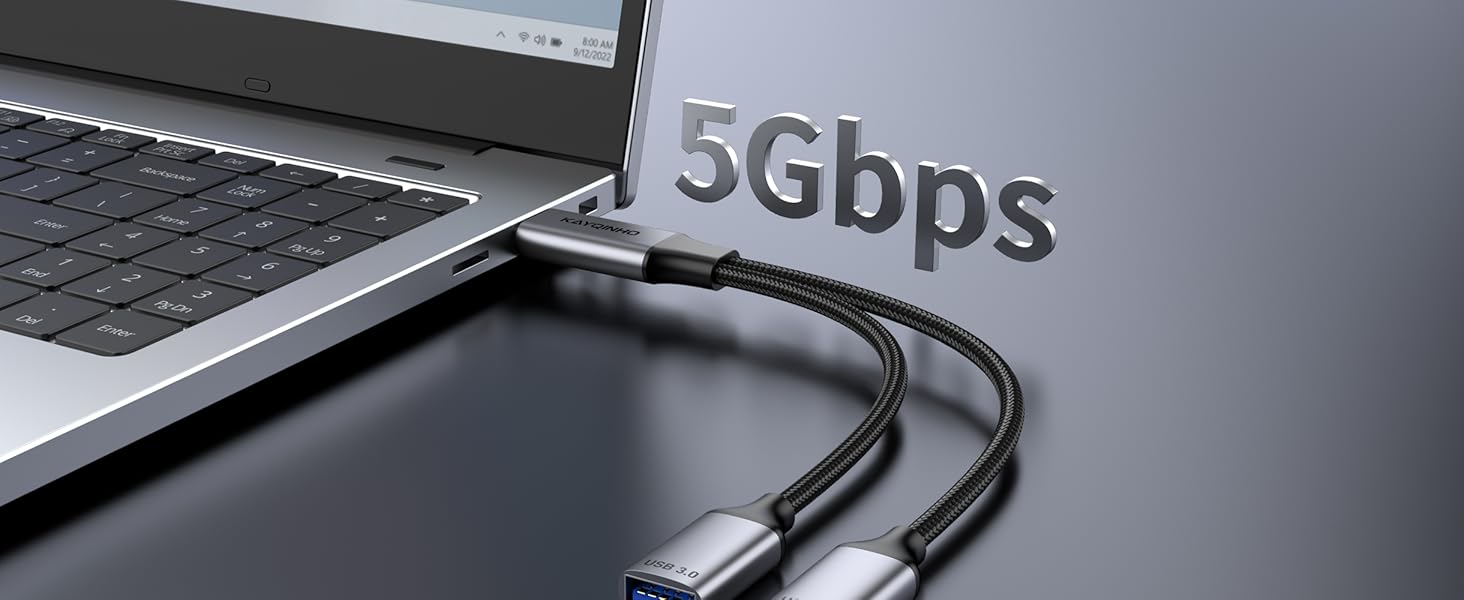 USB 3.0 Splitter 1 in 2 Out Cable