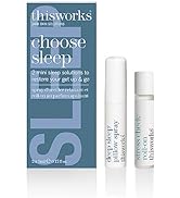 thisworks Choose Sleep Travel Kit, The Deep Sleep Pillow Mini Spray and Aromatherapeutic Roller B...