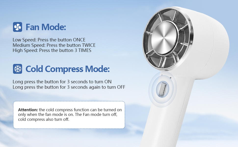 rechargeable handheld fan desk fan