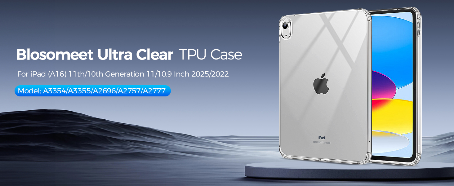 ipad a16 case clear