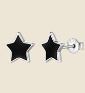 silver star earrings
