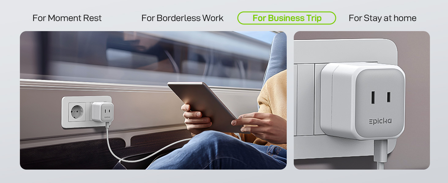 european travel plug adapter charger travel essentials for men women girl portable type c charger