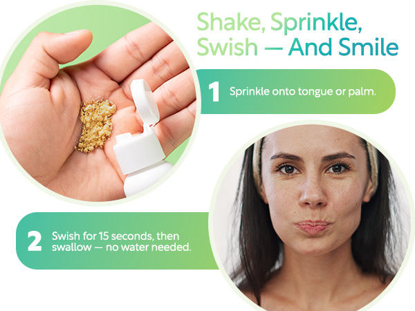 Shake, Sprinkle, Swish and Smile