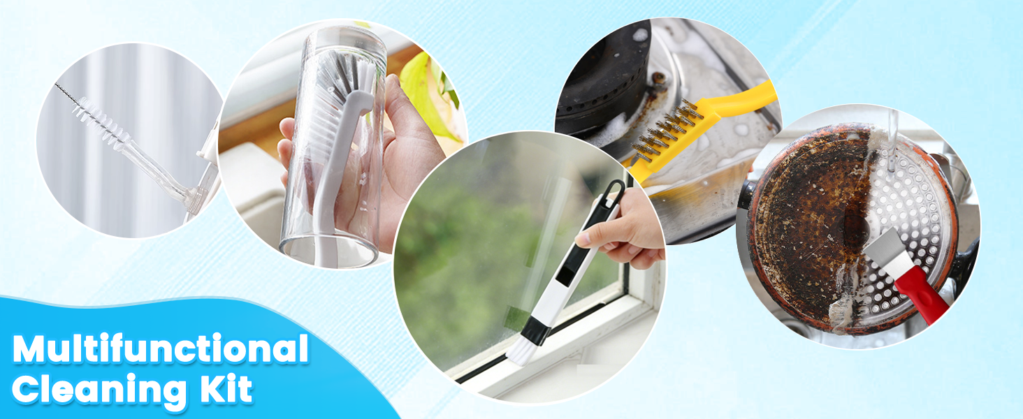 Crevice Cleaning Brush Set
