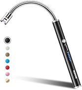 RONXS Candle Lighter, Lighter Electric Lighter, Rechargeable Type C Lighters Arc Lighter with LED...