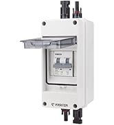 Pjerjzn Solar Panels Disconnect Switch PV Shut Off Switch 10~60Aamp Circuit Breaker