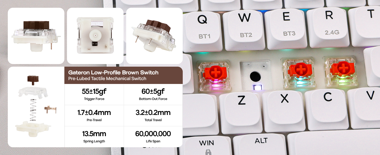 Luma84 Wireless Gaming Mechanical Keyboard