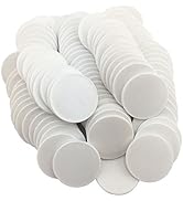 Smartdealspro Set of 100 1 1/2 Inch Opaque Poker Chips Plastic Learning Counters Game Tokens with...