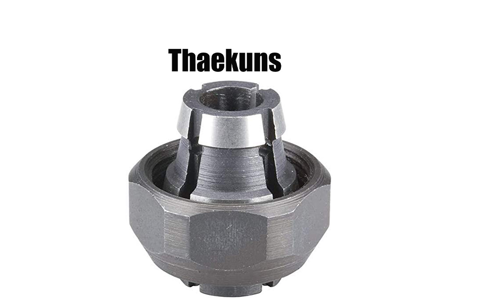 Thaekuns 42975 3/8-Inch Router Collet Fits for PORTER CABLE models,Delta, B&amp;D 