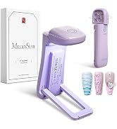 MELODYSUSIE Mini Cordless UV Nail Lamp with Foldable, Standable 2-in-1 Design for Lighting &amp; Curi...