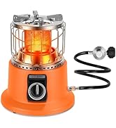 3000W 2 in 1 Portable Propane Heater Outdoor Heater Gas Stove Cooking Stove with Handle Pot Stand...