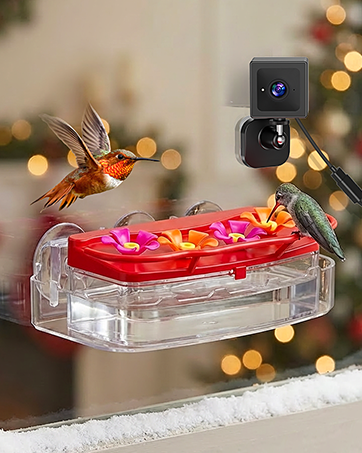 waterproof window hummingbird feeder