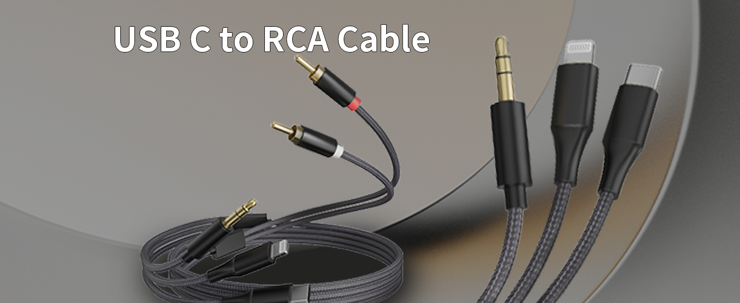 usb c to rca cable