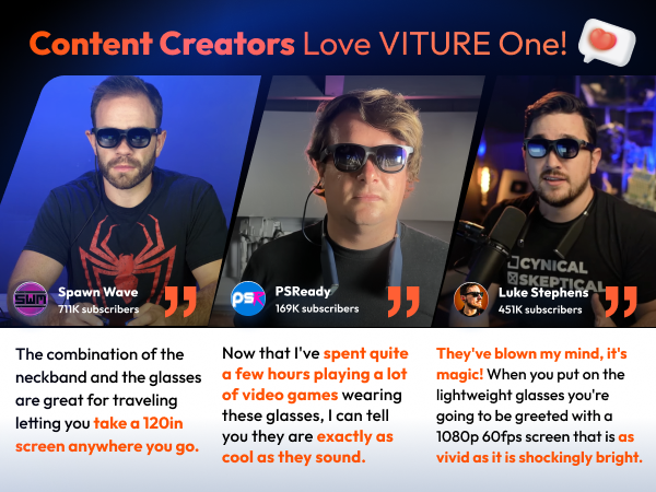 VITURE One XR/AR Smart Glasses