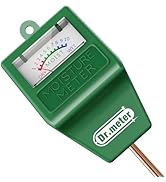 Dr.meter Soil Moisture Meter, Plant Water Meter for Garden Lawn Farm Indoor &amp; Outdoor Use, Soil T...
