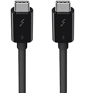 Belkin Thunderbolt 3 Cable (USB-C to USB-C) - USB C Cable For MacBook Air, Galaxy, Apple TV &amp; Mor...
