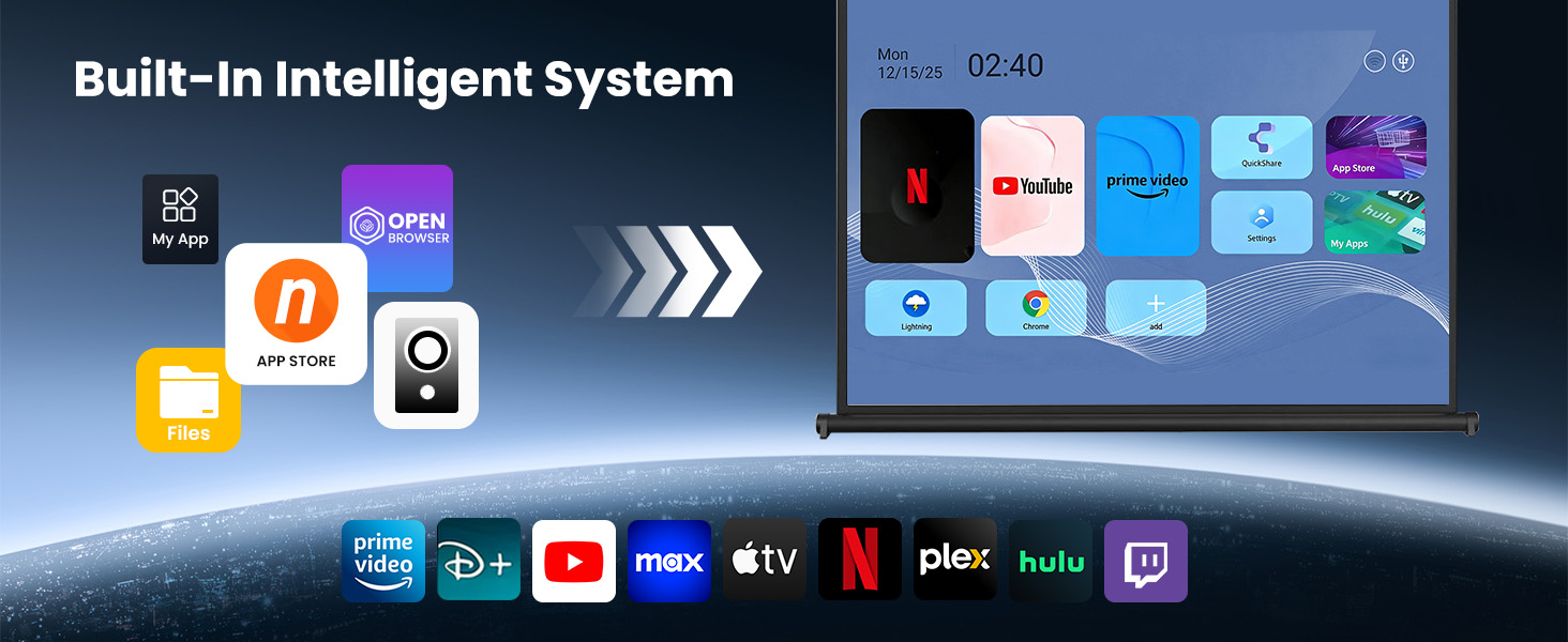 projector with wifi and bluetooth