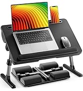 HUANUO Laptop Bed Desk, Computer Lap Tray for Couch Sofa Floor, Foldable Table with Height Adjust...