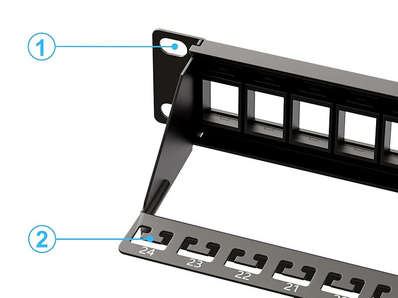 Blank Keystone Patch Panel