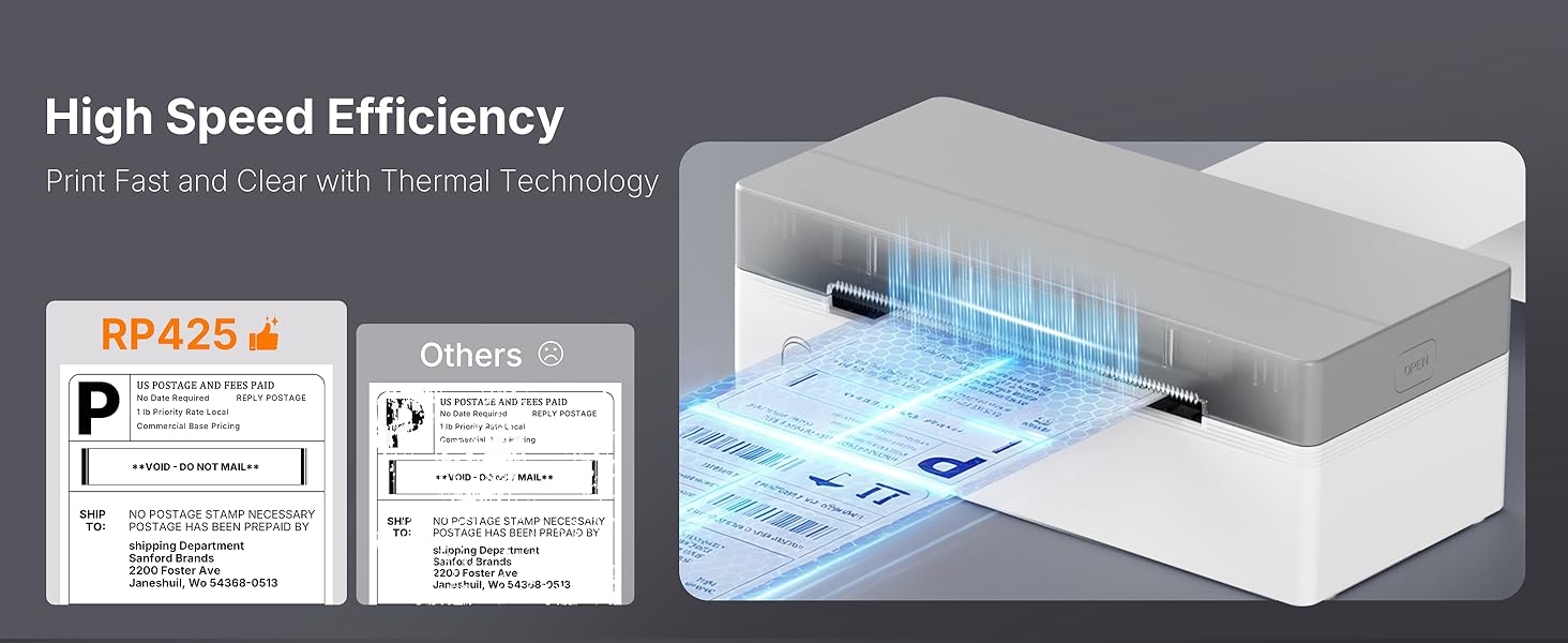 Rongta Shipping Thermal Label Printer