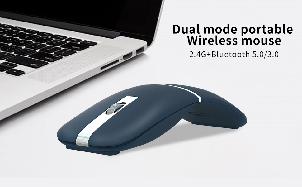 Dual mode portable Wireless mouse