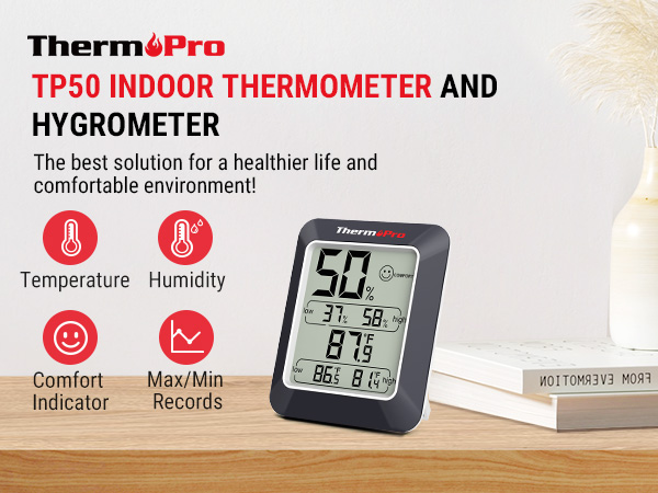 digital room thermometer indoor temperature gauge thermopro thermometer with humidity