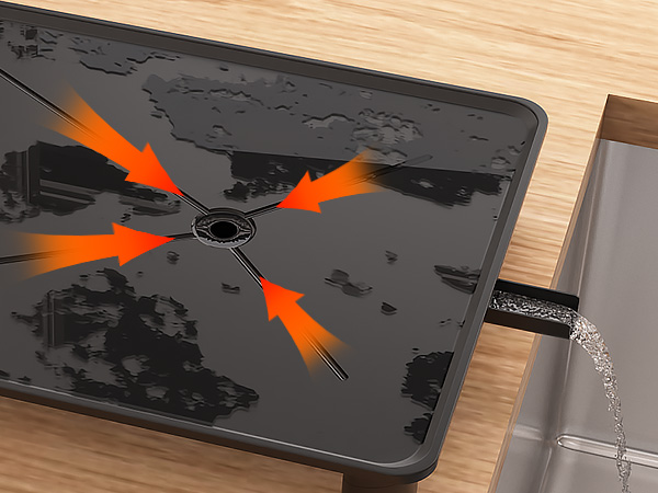 kitchen dish drying rack