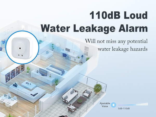 WiFi Water Sensors for Leaks-A