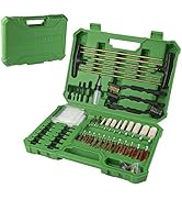 MOSSY OAK Universal Gun Cleaning Kit, Metal Brushes Gun Cleaning Tool Set with Travel Size Portab...