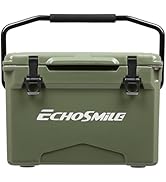 EchoSmile 25/30/35/40/60/75 Quart Rotomolded Cooler, Built to Stand up to The Rigors of The Journey
