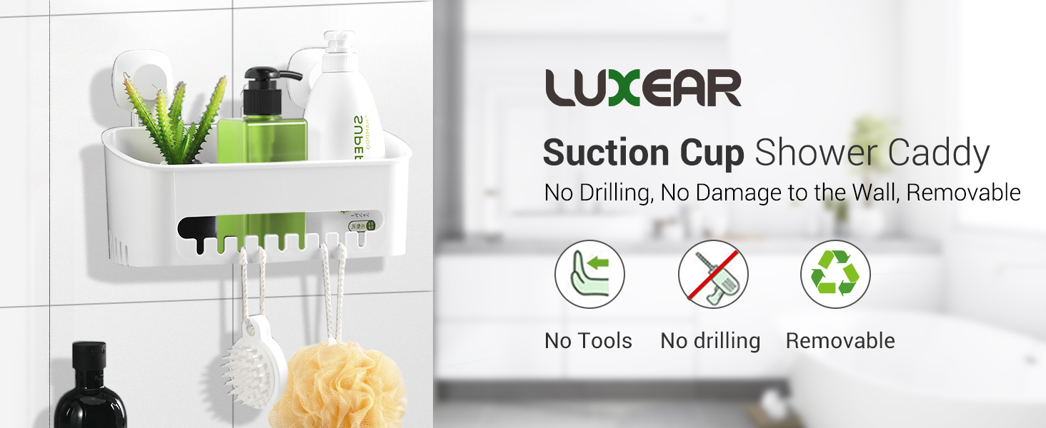 suction cup shower caddy