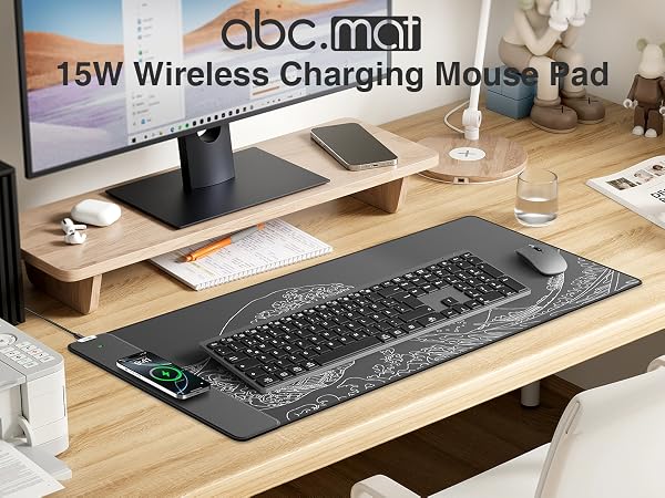 Wireless Charging Mouse Pad