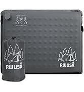 RWUSX Inflatable Stadium Seat Cushion, Portable Self Inflating Outdoor Seat Cushion for Stadium, ...