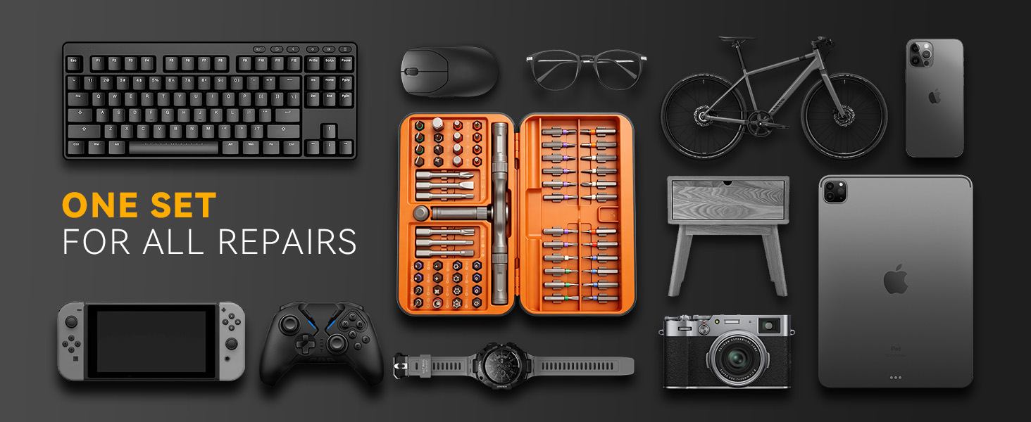 Magnetic Ratchet Screwdriver Set