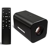 SVPRO 12X Zoom 4K Webcam USB Camera 1080P 60fps Streaming Camera with Remote, Autofocus &amp; Manual ...