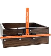JORGENSEN Cabinet Hardware Jig Tool - Aluminum Alloy &amp; Double Scale Cabinet Handle Jig Template, ...