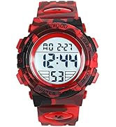 YFWOOD Kids Digital Watch Waterproof Outdoor Watches Children Casual Electronic Analog Quartz Wri...