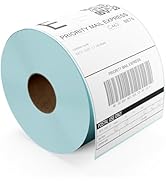 Rongta Thermal Direct Shipping Labels, 4x6 Adhesive Labels for Thermal Printer, 500 Sheets/1 Roll...